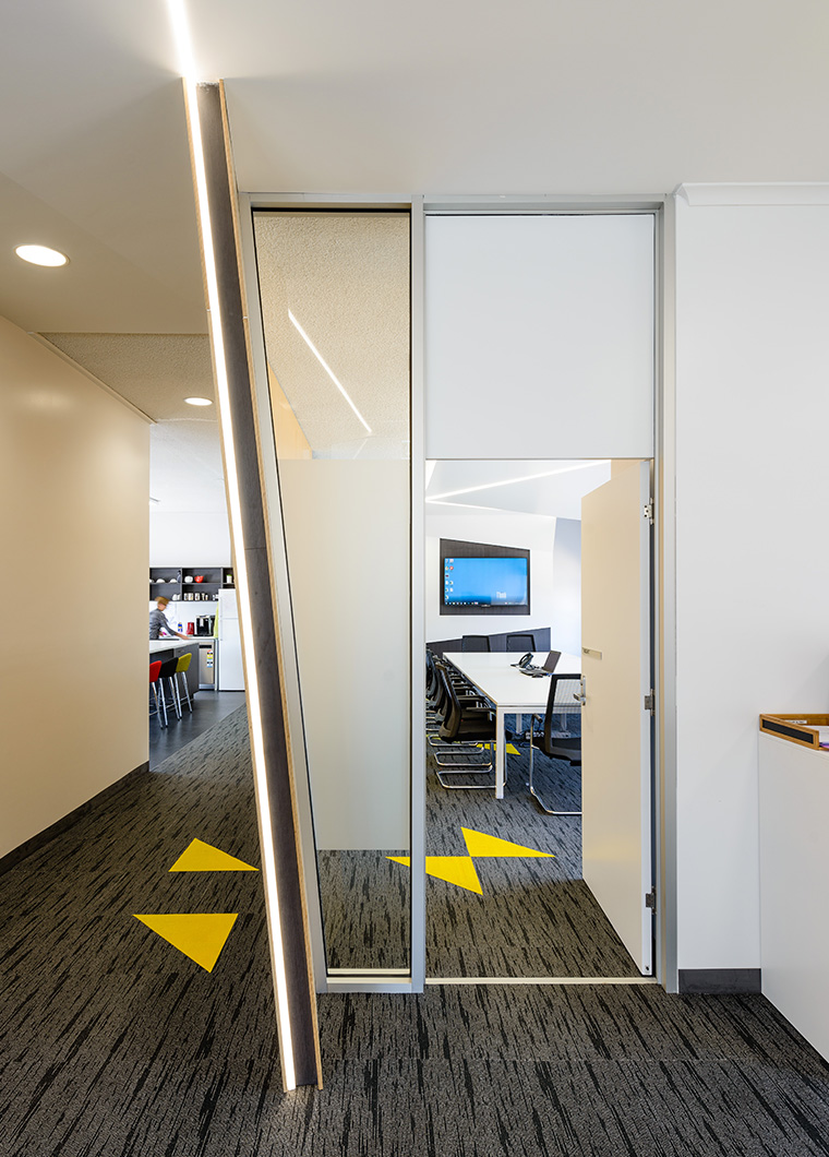 Bennett's office fit out - door