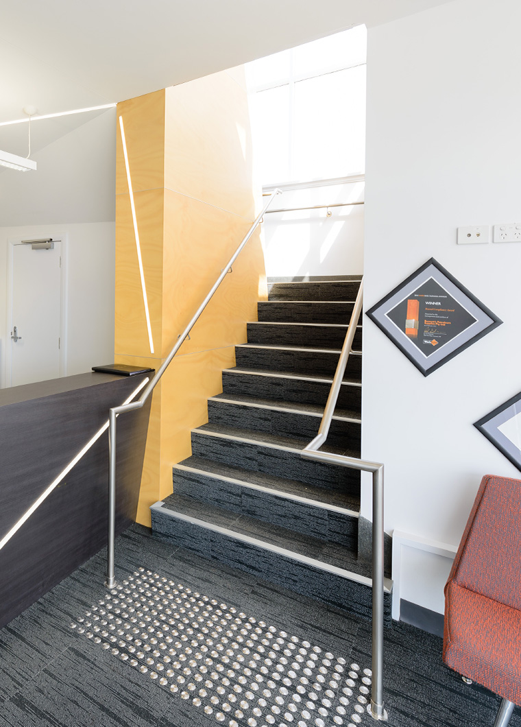 Bennett's office fit out - stairs