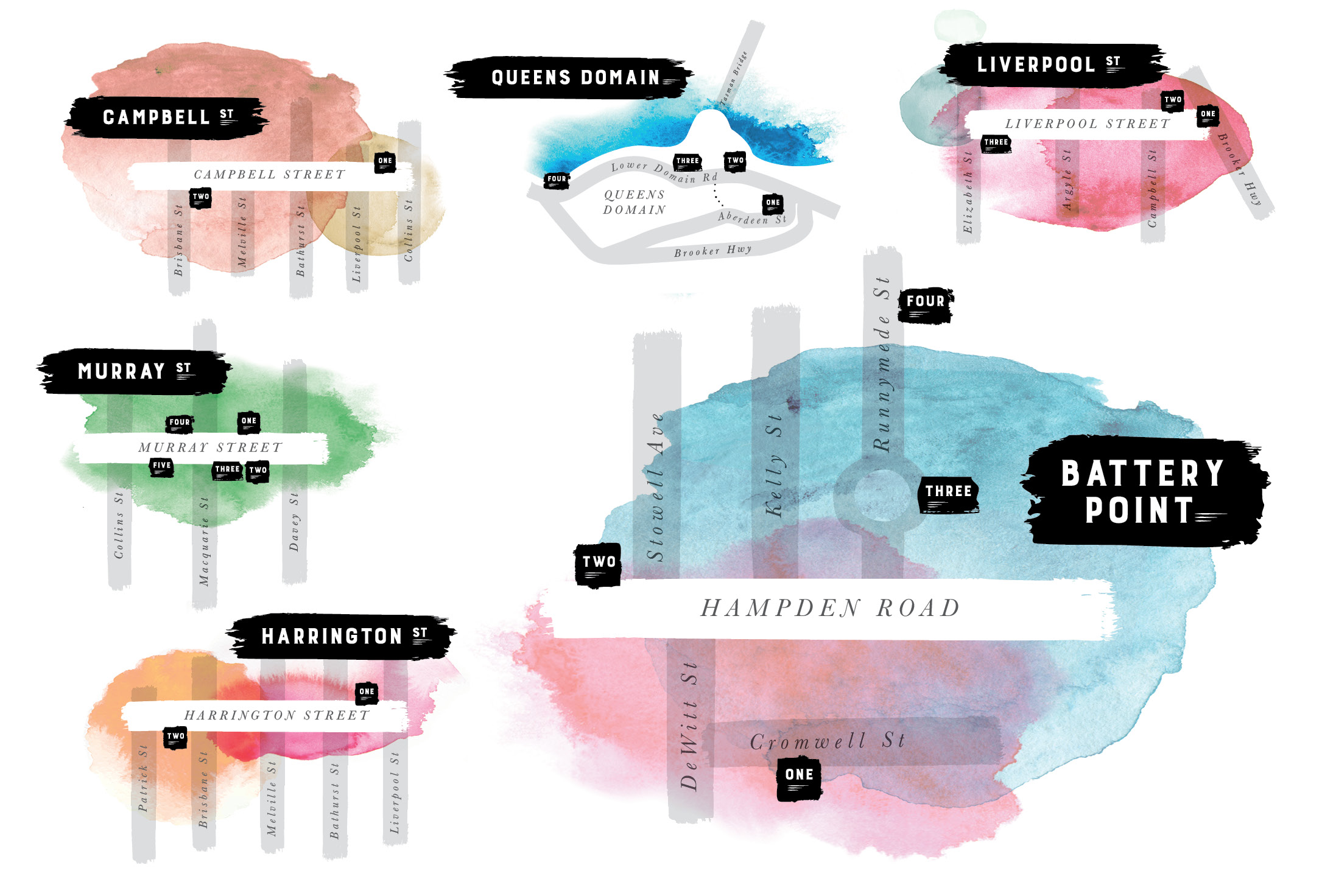 Discovering Hobart - street maps 2