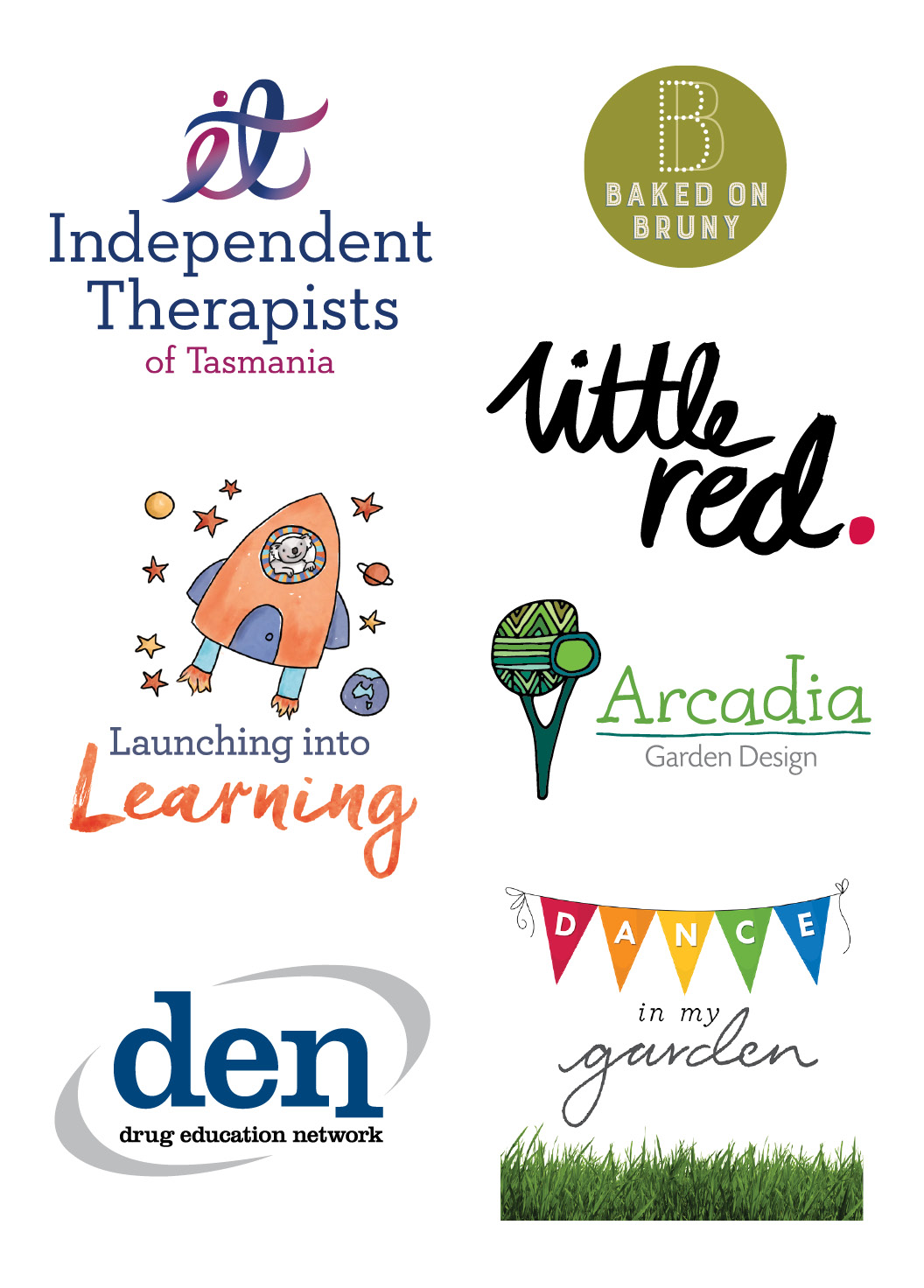 Logo examples collection three