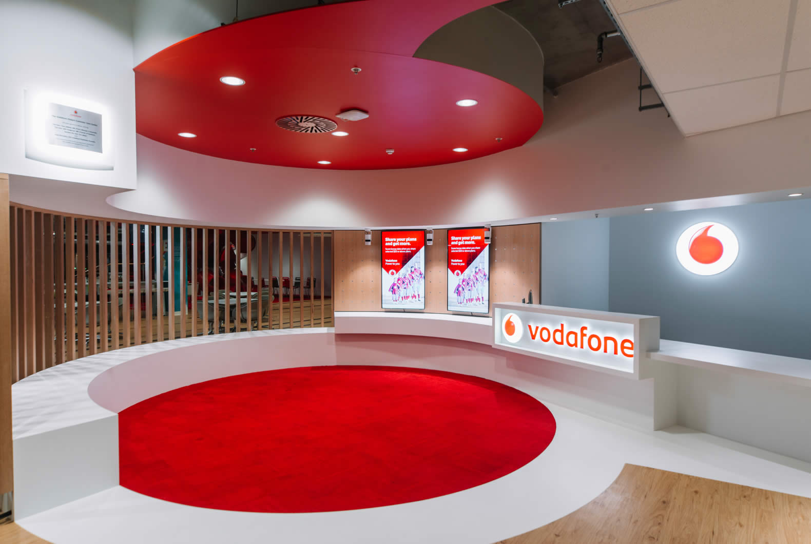 Vodafone Call Centre Architecture projects including commercial
